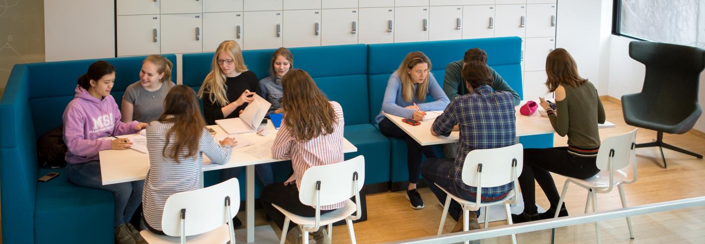 Students sitting together