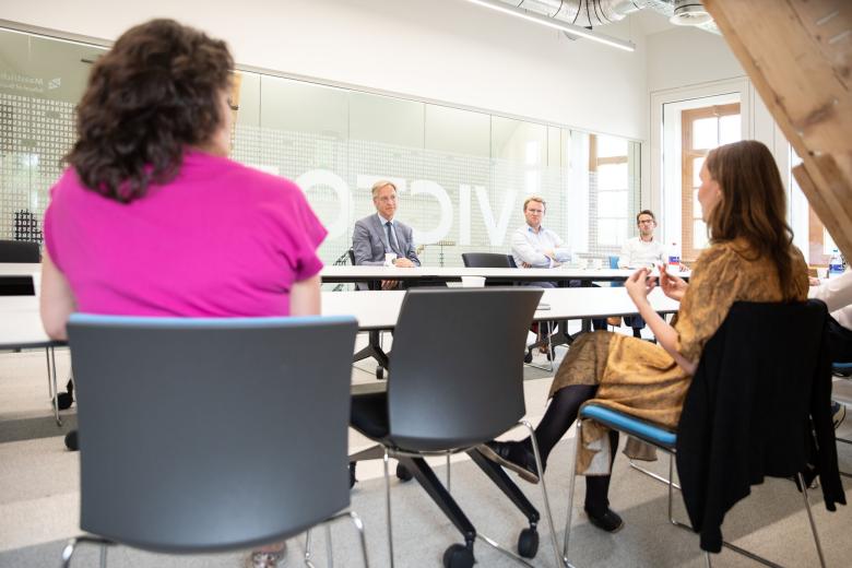 Minister Robert Dijkgraaf visits YUFE