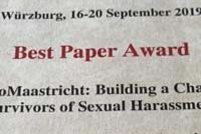 Best paper award SoGood 2019