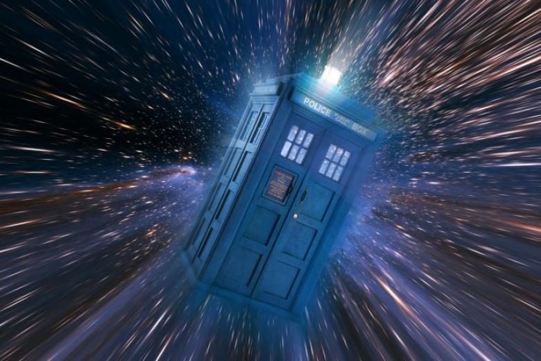 Phone booth in space