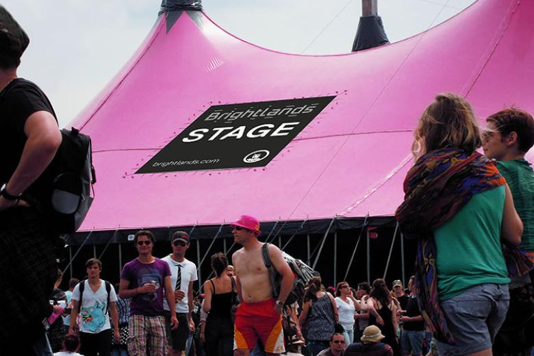 Brightlands Pinkpop tent