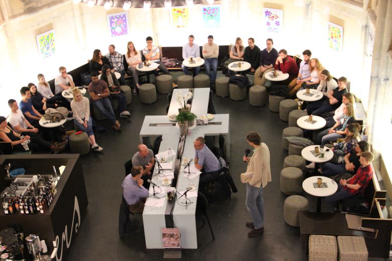 Debate at the Dominicanen Bookstore