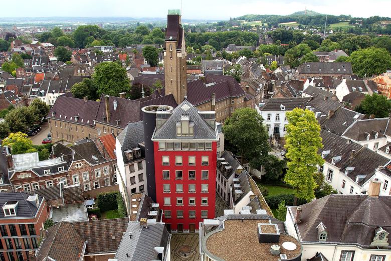 Panoramic view of Maastricht city centre