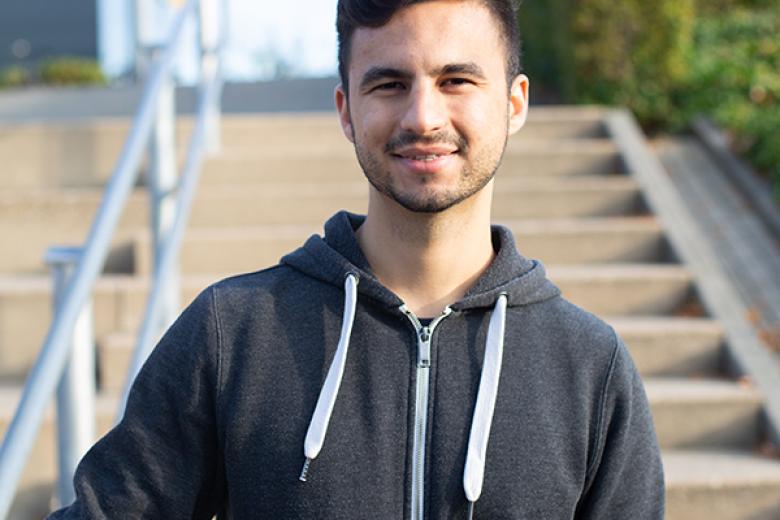 Aris, student ambassador for the master's in Health Education and Promotion at Maastricht University