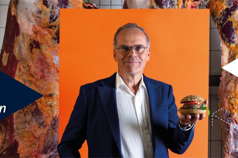 Prof Mark Post grows meat in a lab