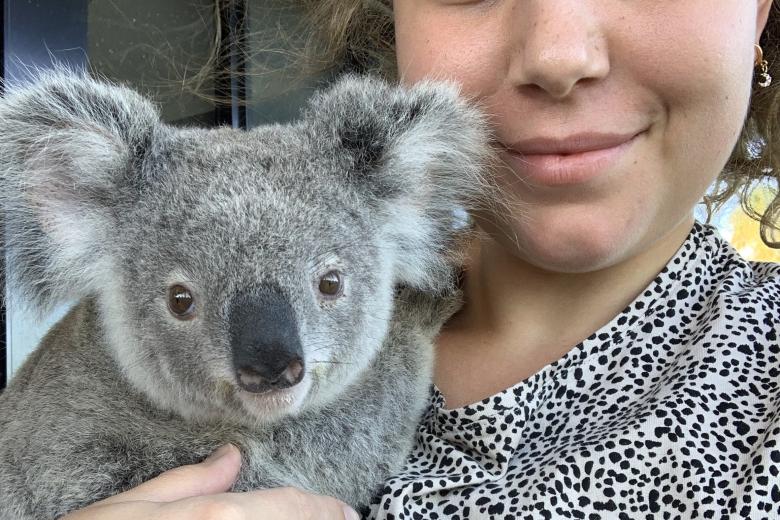 Medical student Kirsty stayed in Australia for her elective, despiite the corona crisis