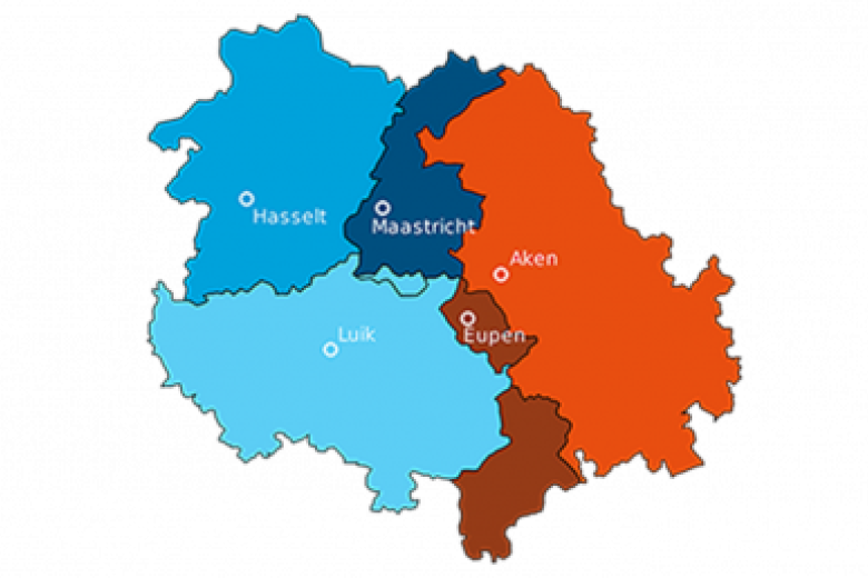 Kaart Euregio