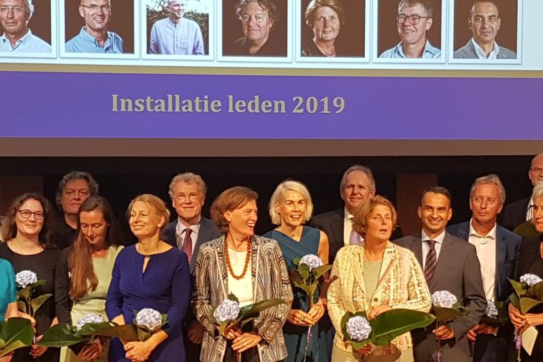 KNAW inauguratie Kiran Patel and Valentina Mazzucato