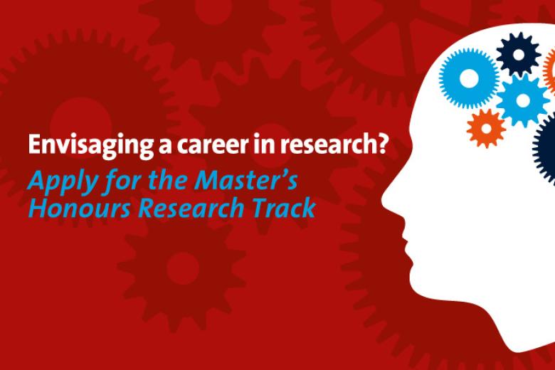 Masters honours research track