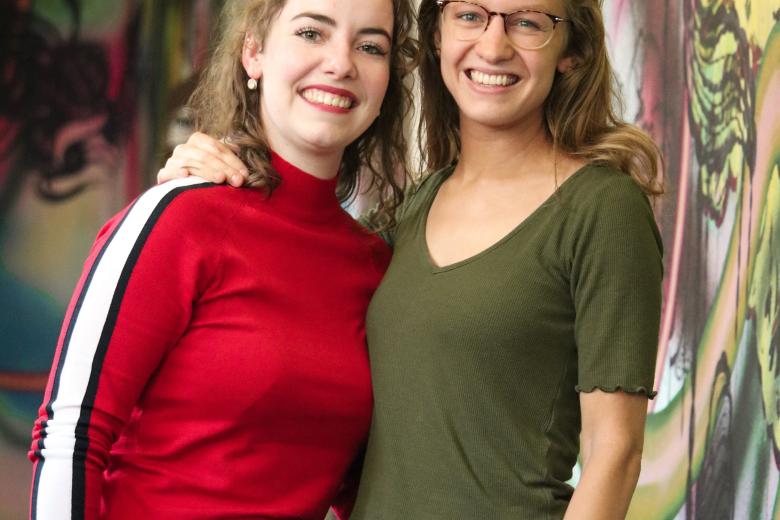 Romy and Eva are directors of the 'Mens achter de patiënt' organisation