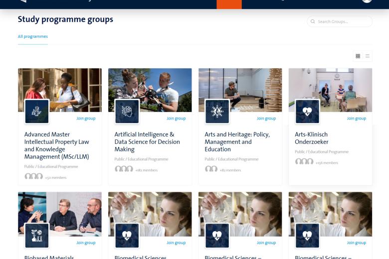Master's Open Day online platform
