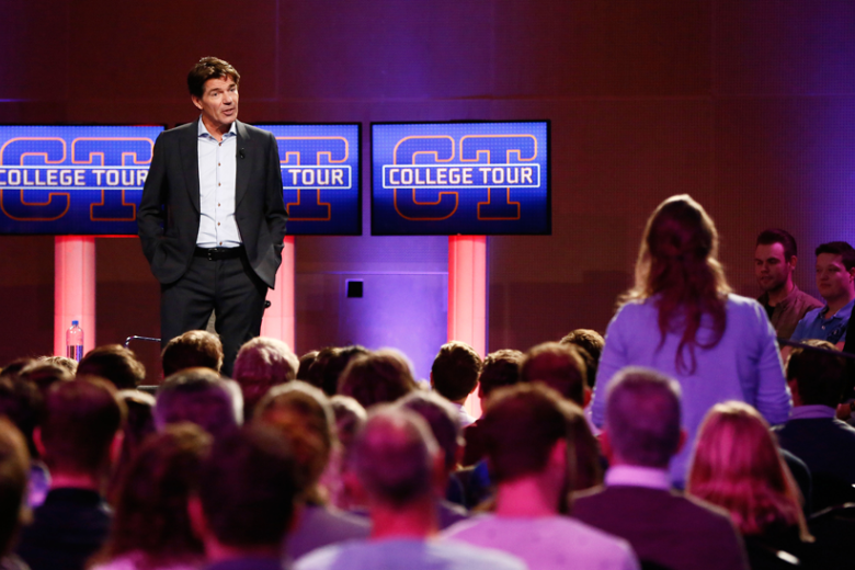 College tour with Tom Dumoulin
