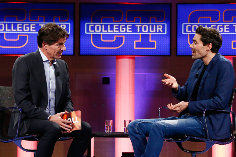 College tour with Tom Dumoulin