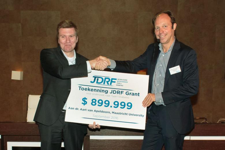 JDRF award Aart van Apeldoorn