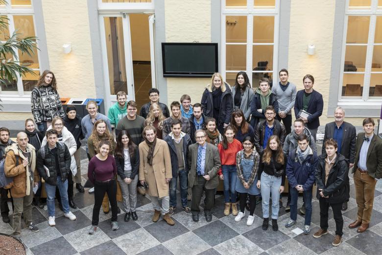 Group photo with sir Roger Penrose
