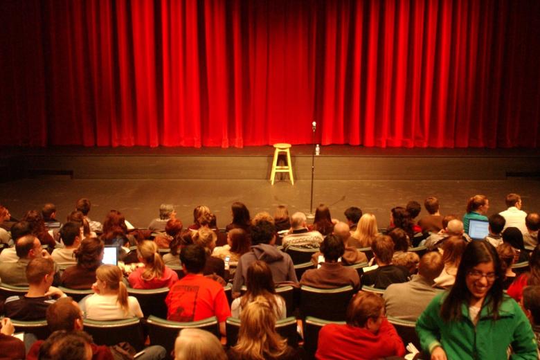 A picture of a stage