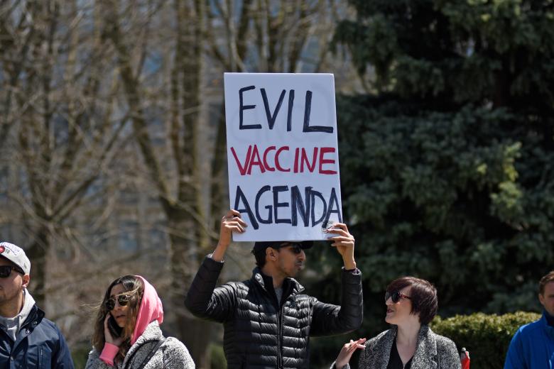 Vaccinatie protest