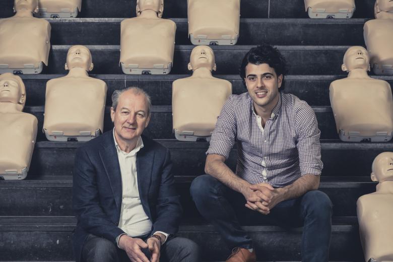 Ali Gossein and prof. Gorgels