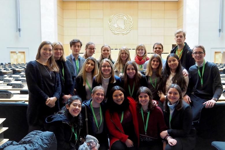 UNU-MERIT students visit UNOG, Geneva
