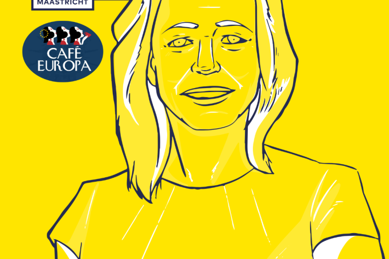 Europalezing minister Kajsa Ollongren incl. liveopname Café Europa