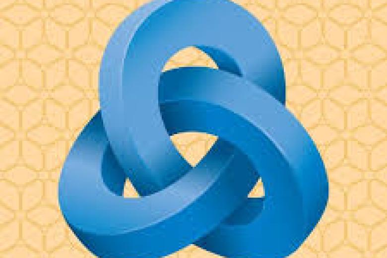 an infinite know of blue rings