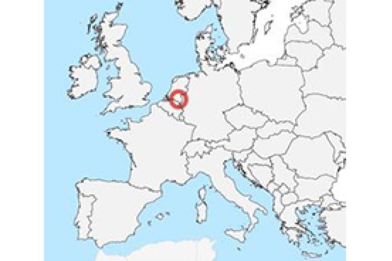 Maastricht location in Europe