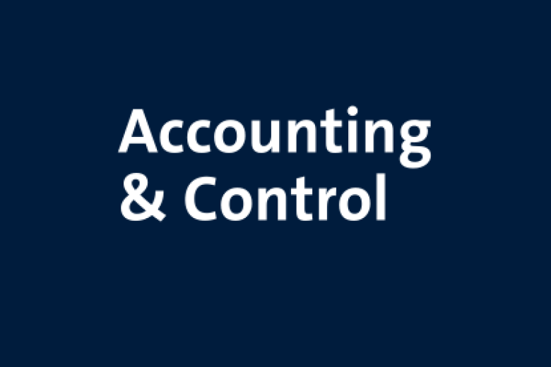 Accounting and control