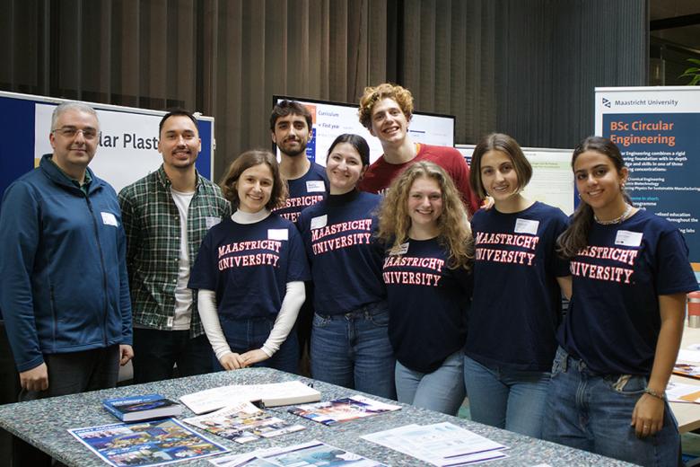 Bachelor Open Dag 24 februari 2024 - een van de teams op de faculteiten