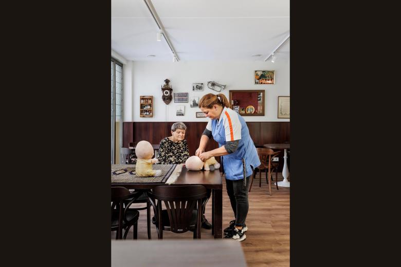 Care robot at Campagne Sevagram
