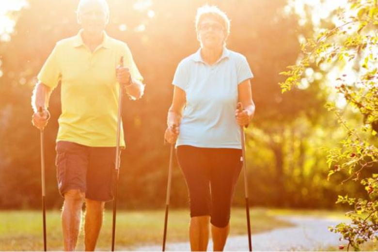 Walking Elderly
