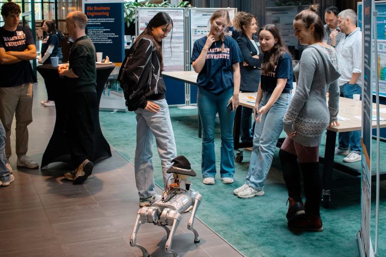 Bachelor's Open Day with robot pet