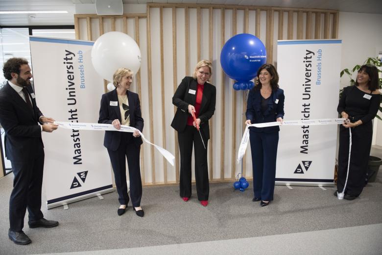 um brussels hub ribbon cutting