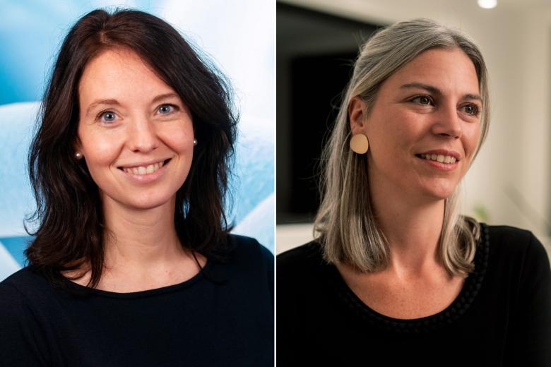 UM Veni grant winners Michelle Moerel and Laure Wynants