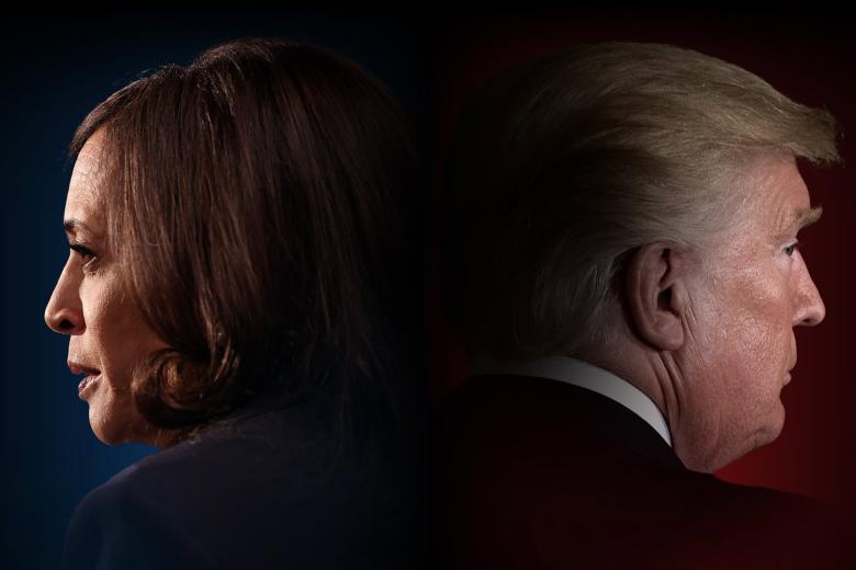 Kamala Harris and Donald Trump