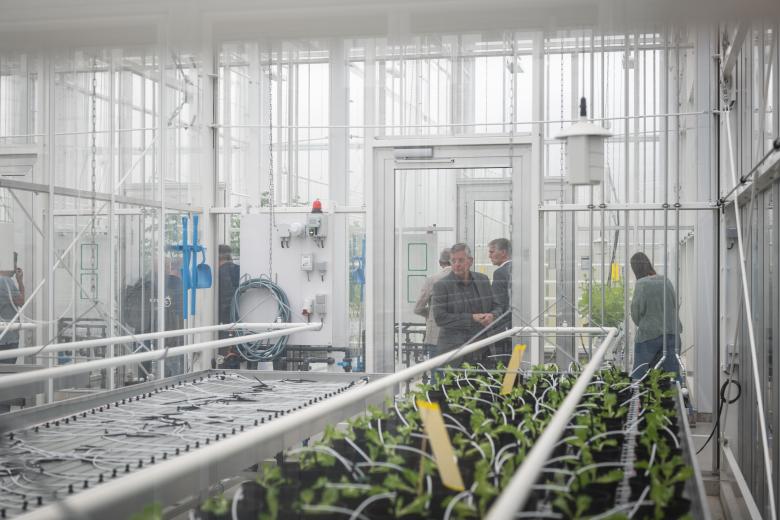 Binnenkant van de Nick Bos Greenhouse
