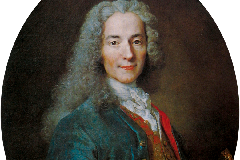 Painting of Voltaire