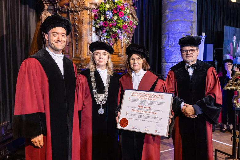 During the 49th Dies Natalis, we had the honour of awarding an honorary doctorate to Professor Katrin Amunts.