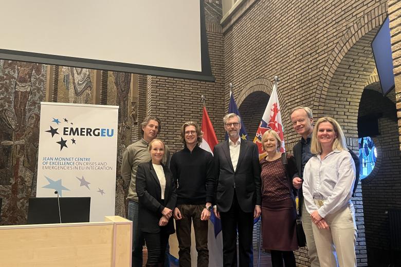 Speaker Robert de Groot at the EmergEU Guest Lecture