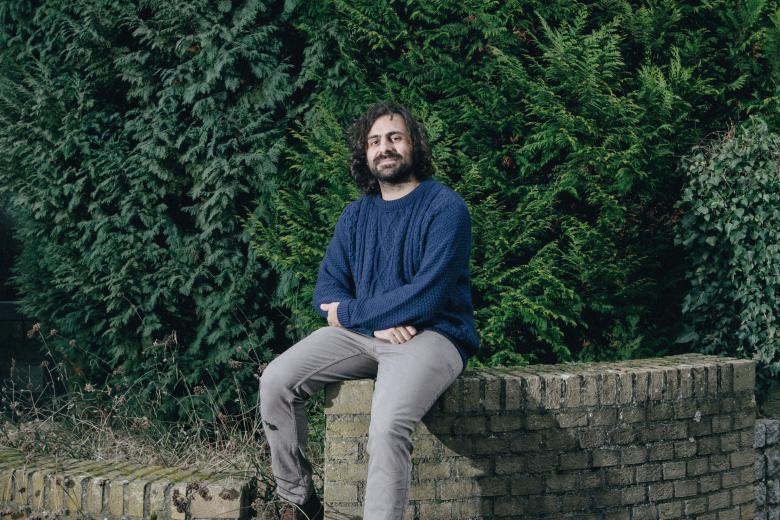 Filippo Oncini outside