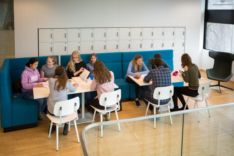 Students sitting together