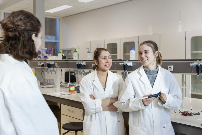 Woman in laboratory