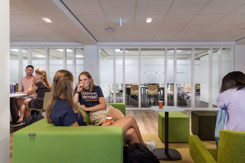 Students sitting together