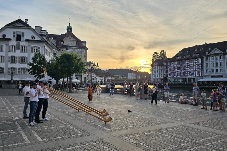View of Lucerne during a study trip in Switzerland