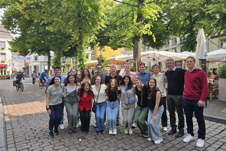 CES students from Christopher Newport University in Maastricht