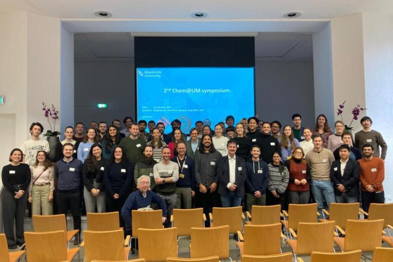 group photo of chemistry community at UM