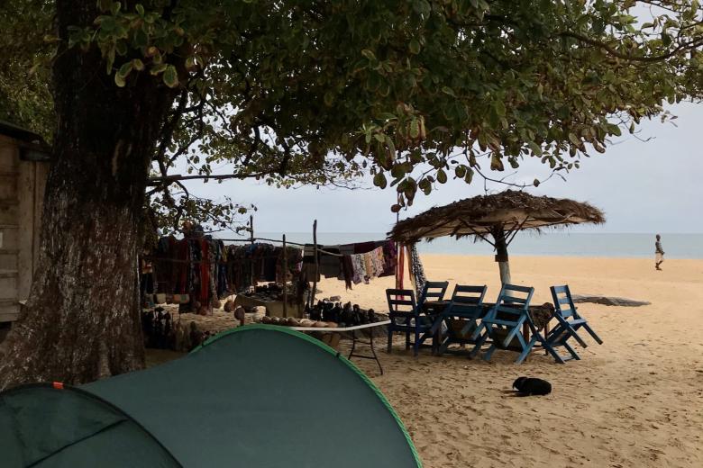 Camping at Bureh Beach