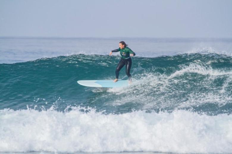 Surfing in portugal