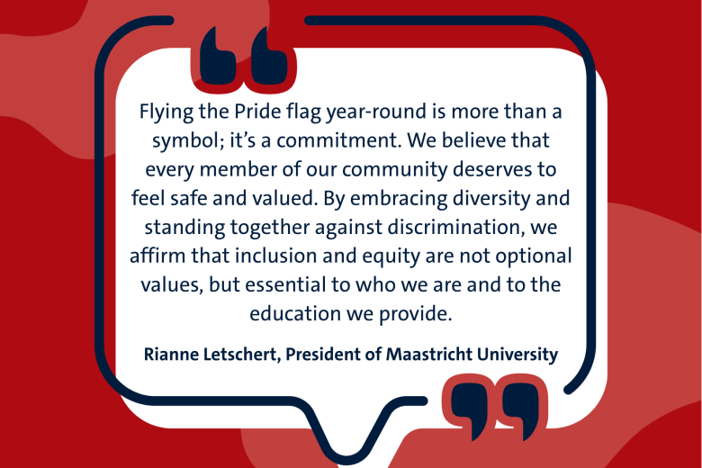 UM raising Pride flag year-round quote Rianne