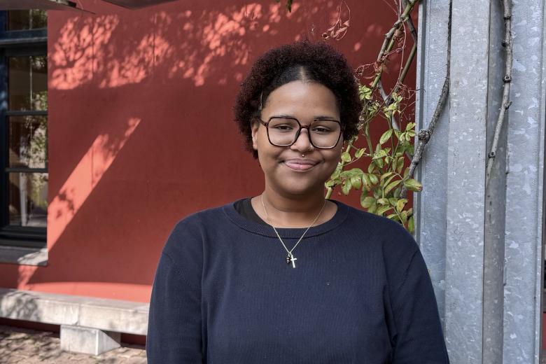 Lillianne Evertsz, student assistant at the DEI+ Office