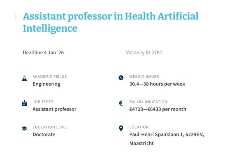 https://vacancies.maastrichtuniversity.nl/job/Maastricht-Assistant-professor-in-Health-Artificial-Intelligence/1332891857/